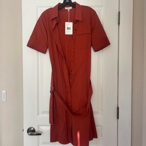 NWT Lafayette 148 button down dress